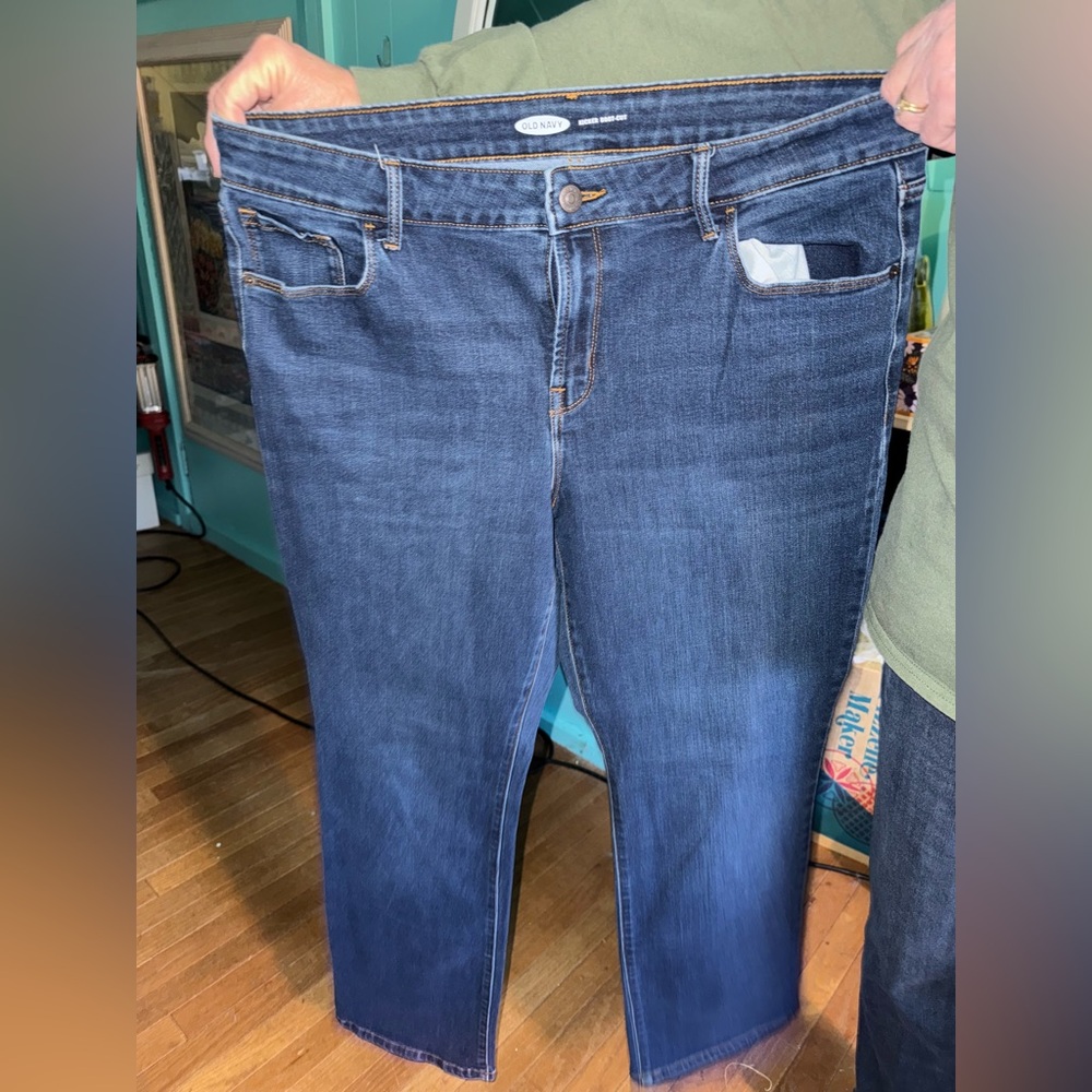 Jeans bootcut dark wash